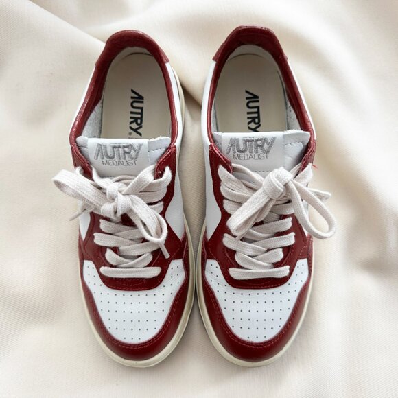 Autry "Medalist" Sneakers in Dark Red, size 37 - Picture 4 of 9